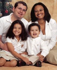 Aaron, Kristen, Kayleigh and Nathan Skolnik in November 2005